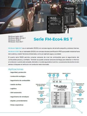 Eco4 RS T datasheet printscreen